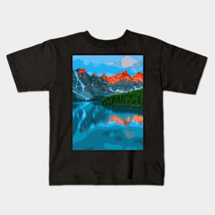 Crystalline River - Landscape Kids T-Shirt